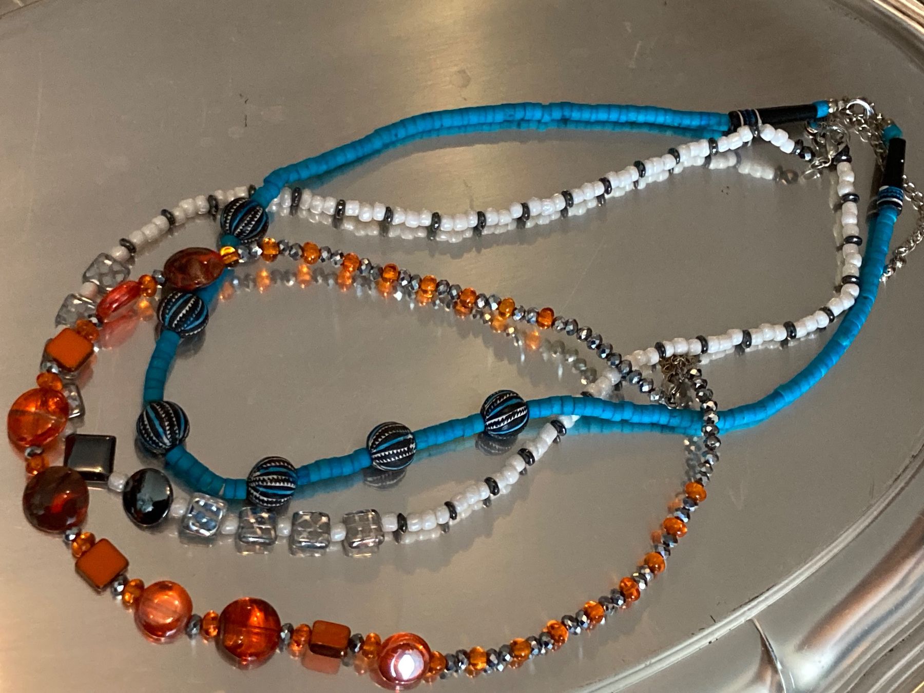 Catenine: Colliers vintage en verre – Usato da Marly venduto da Antigona71 2