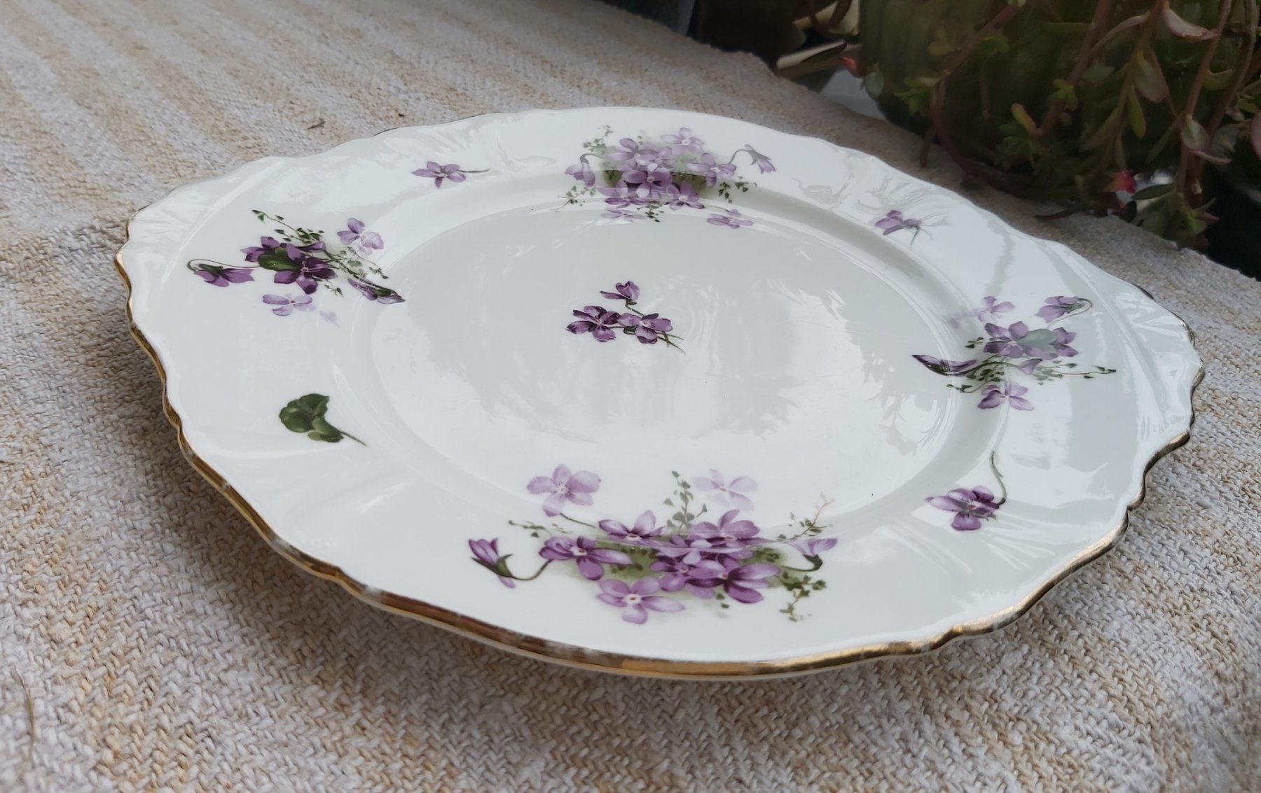 Spode Plateaux: Gebäckteller Spode Hammersley Weilchen – D'occasion à Bern par aronari 1