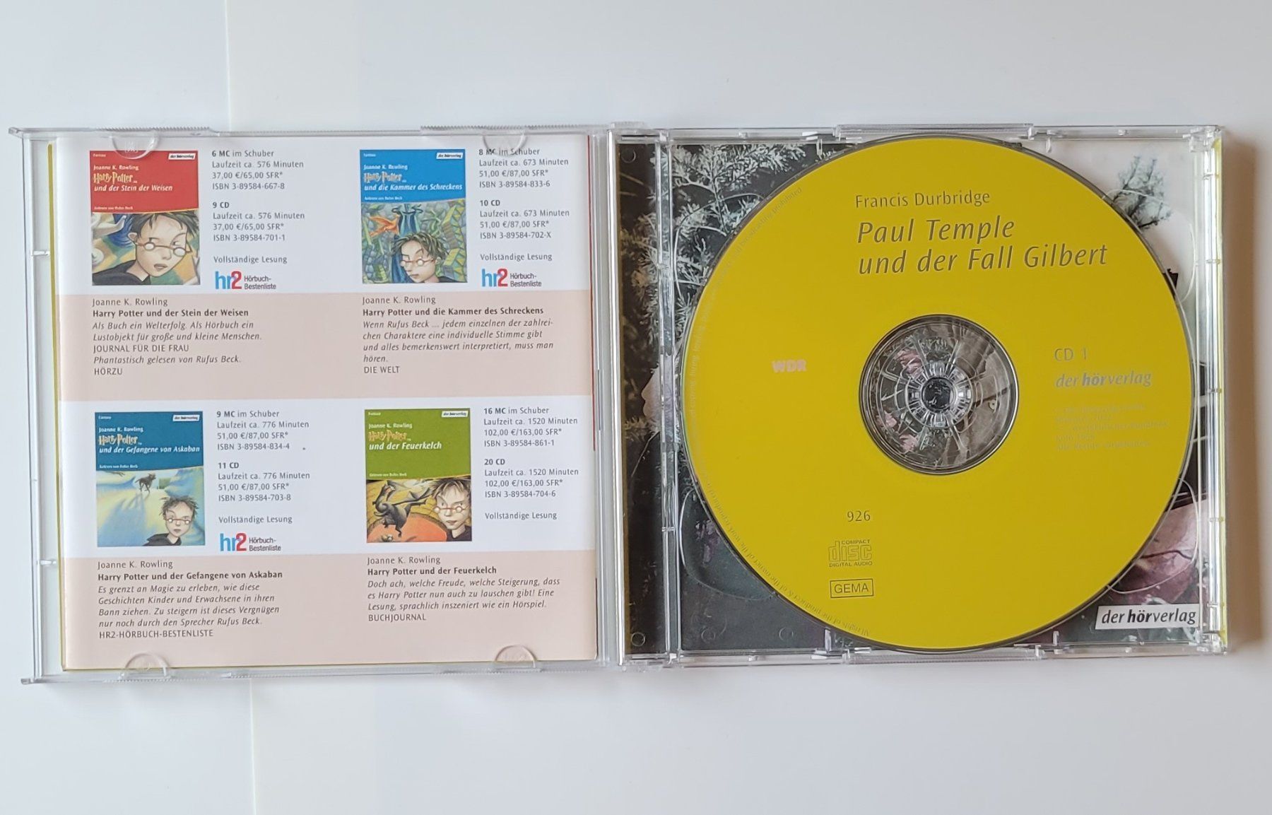 Audiolibri: Paul Temple und der Fall Gilbert, Hörbuch – Usato da Zürich venduto da Avd 2