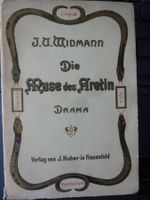 WIDMANN, JOSEF VICTOR. DIE MUSE DES ARETIN GANZSEITE WIDMUNG