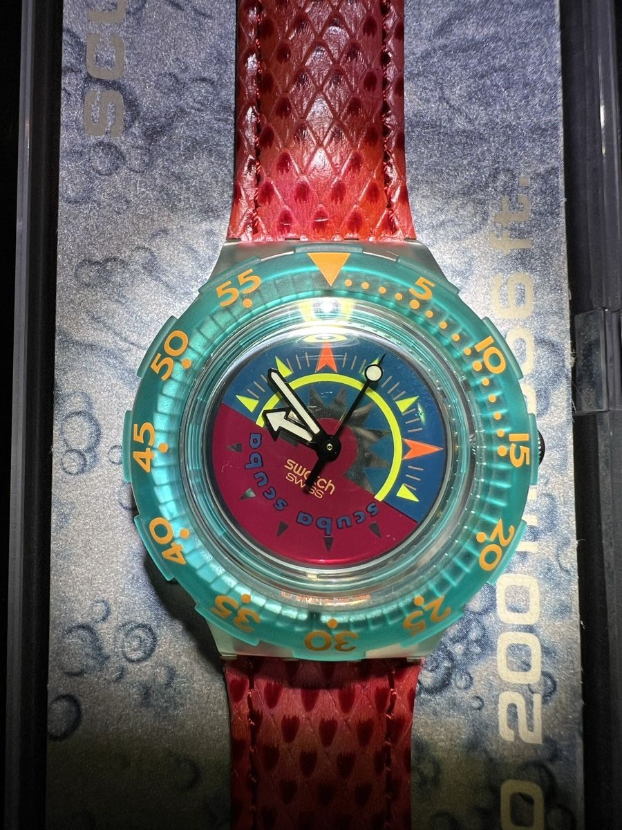 Swatch Uhren: Swatch Scuba 200 (SDK111) Tipping Compass – Neu und originalverpackt aus Künten von Spike17 1