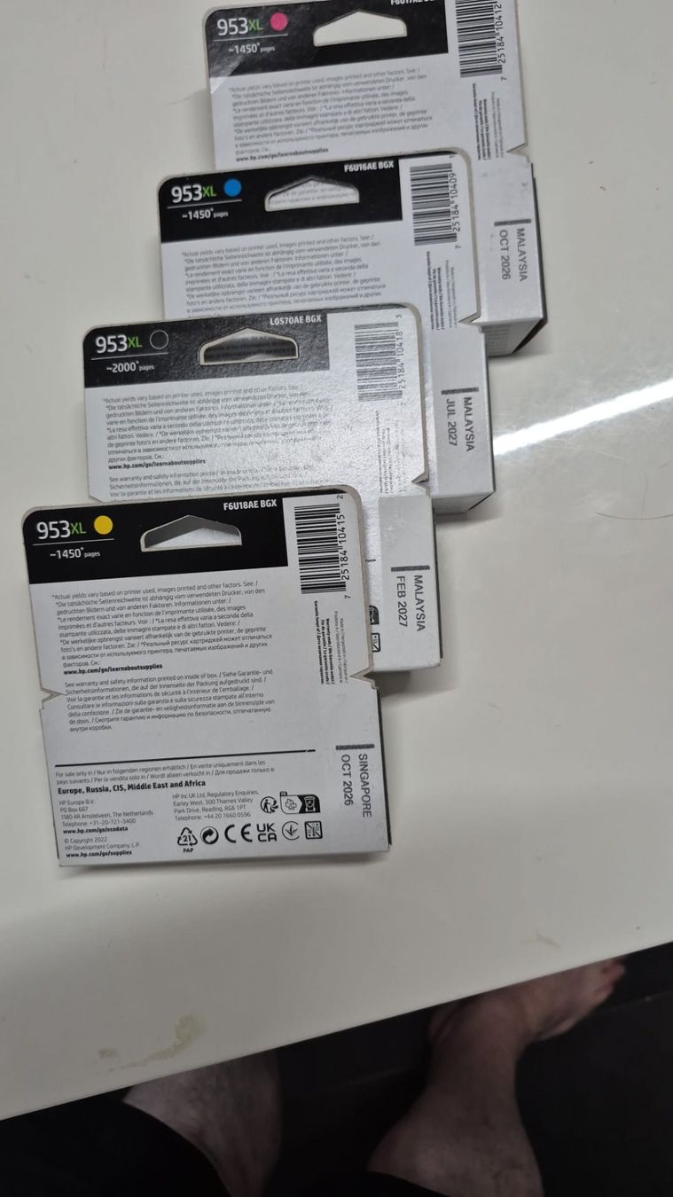Hewlett Packard Cartucce per stampanti & toner: Druckerpatronen HP 953 + HP 364 – Nuovo e nell'imballaggio originale da Lupfig venduto da musicbox80 2
