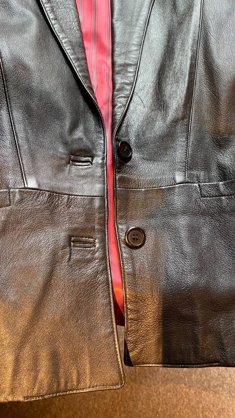 Giacche: Schwarze Damen Lederjacke Gr.34 (Blazerform) – Usato da Berg TG venduto da tanzfuchs 3
