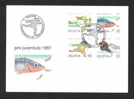 FDC Pro Juventute Serie 1997 J344 - J347 ET Bern 20.11.1997
