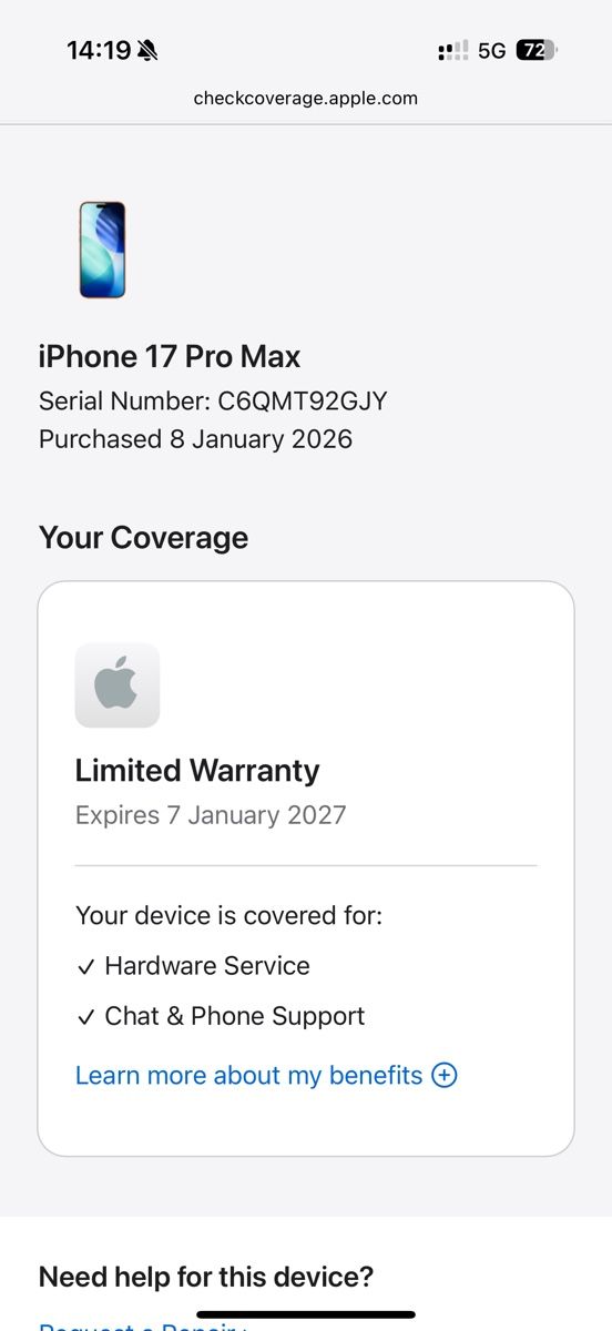 Apple Telefoni cellulari / Smartphones: Apple iPhone 17 Pro Max 2TB, Gute Zustand – Usato da Uster venduto da avx_8qk7 2