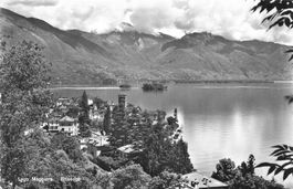 Brissago (TI) Panorama sul Lago Maggiore con isole