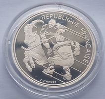 FRANKREICH - ALBERTVILLE 1992 - 100 FRANCS - 0.900 - PP