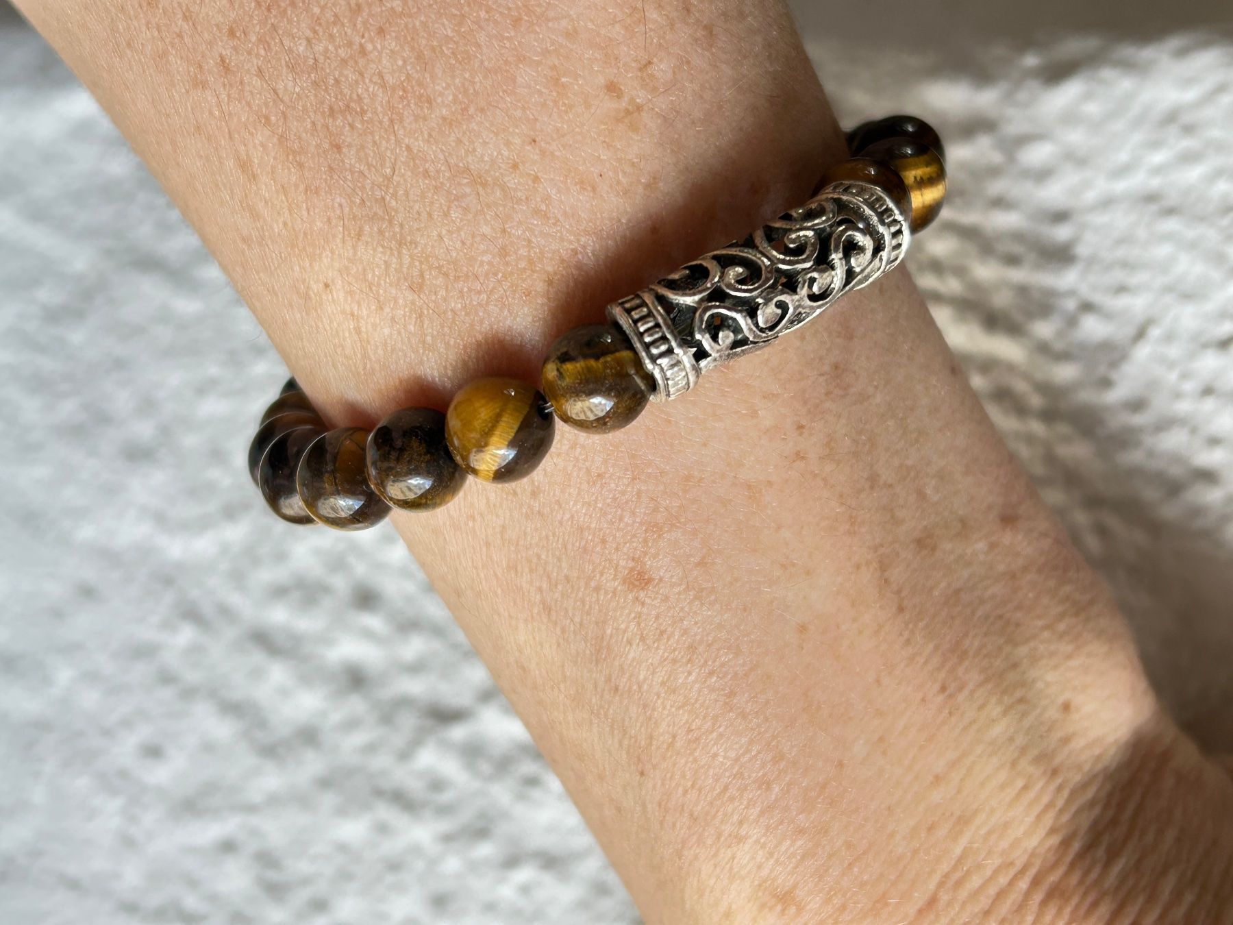 Bracciali & Braccialetti: Tigerauge Armband mit – Usato da Dittingen venduto da Bellevista 7