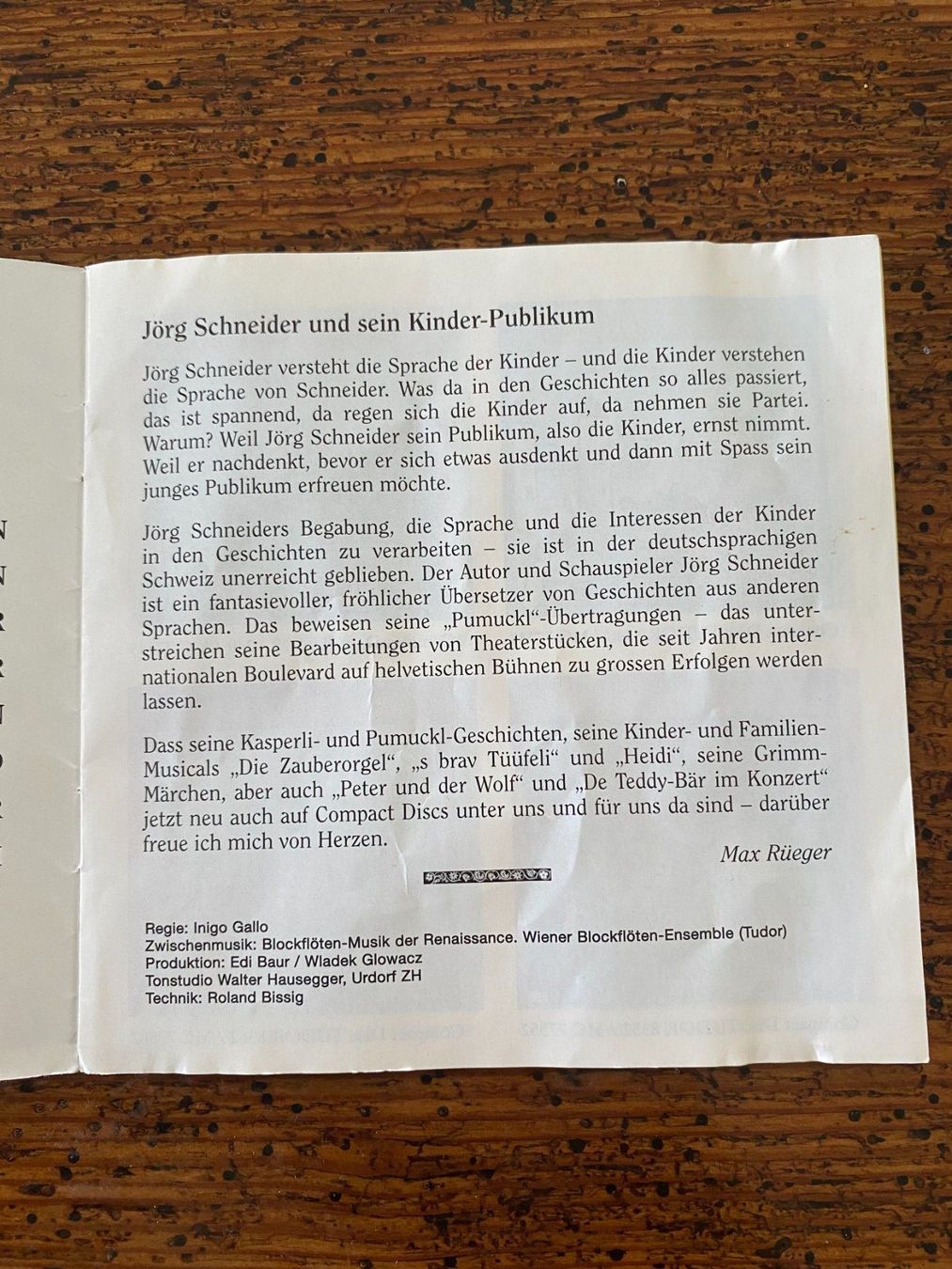 CD & DVD-Rohlinge: Der gestiefelte Kater (Brüder Grimm) – Gebraucht aus Teufen AR von trueblue84 2