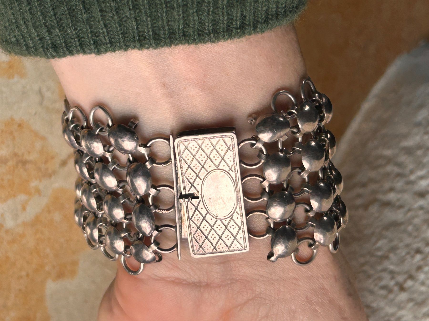 Bracciali & Braccialetti: Vintage Armband, Silber (19cm) – Usato da Dittingen venduto da Bellevista 2