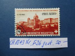 CH 1943 Nr. F36 gestempelt