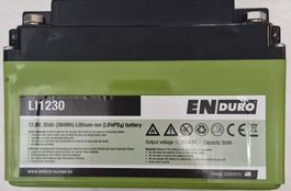 Enduro Lithium Batterie LI1230, 12.8V 30Ah - Top Zustand!