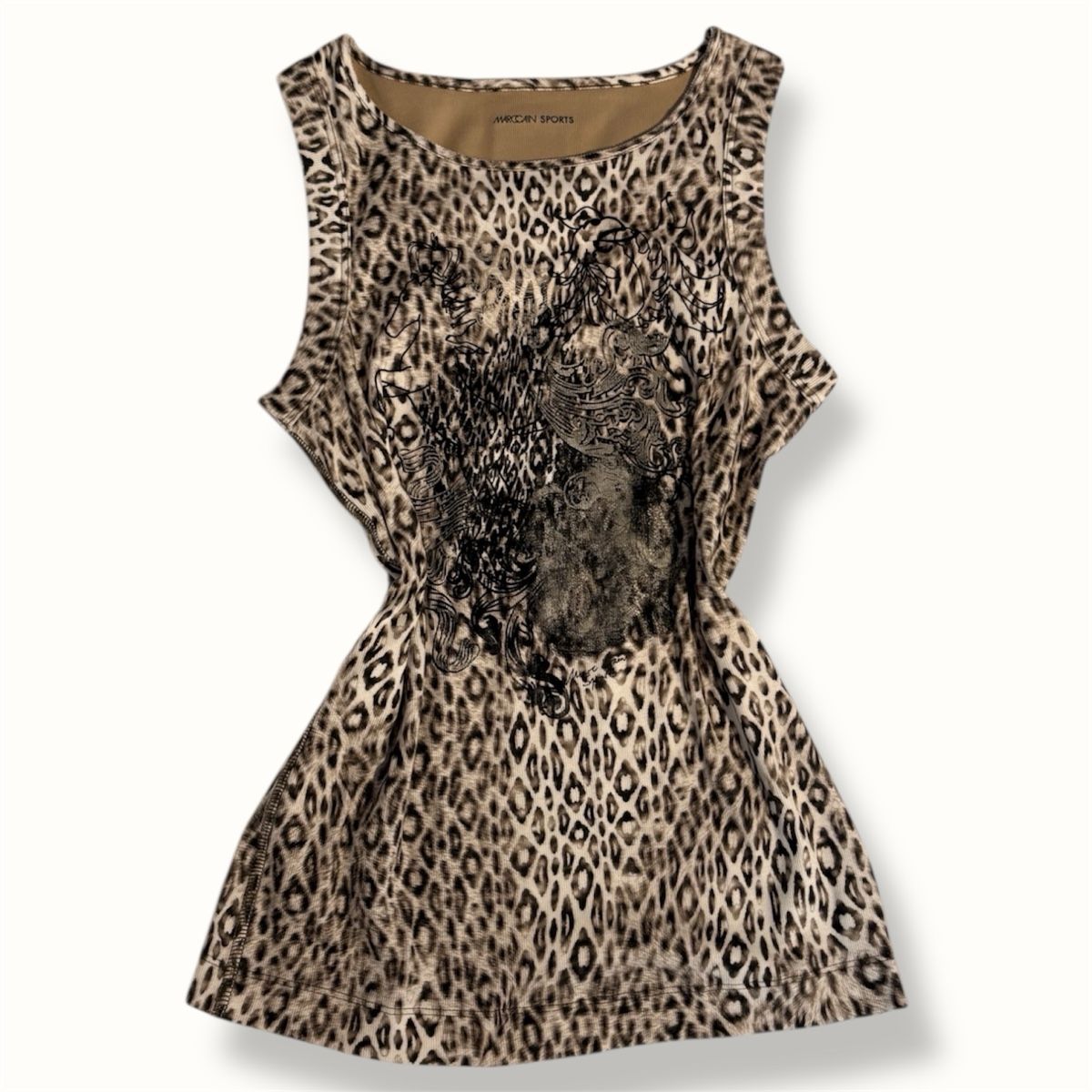 Marc Cain Top: Marc Cain Leopard Print Y2K Tank Top – Nuovo (secondo la descrizione) da Brünisried venduto da Livtsukki2ndHand