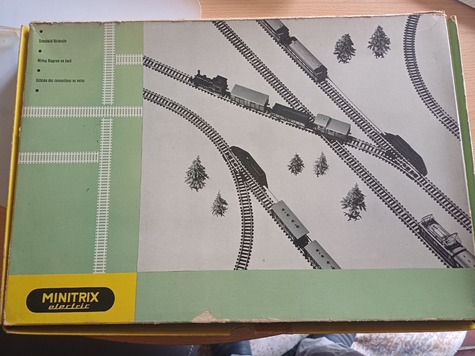 Trix Modellini di ferrovie: Mintrix-Set, Spur N, neuwertig, 1965-67 – Nuovo e nell'imballaggio originale da Allschwil venduto da dattelzwicker01 1