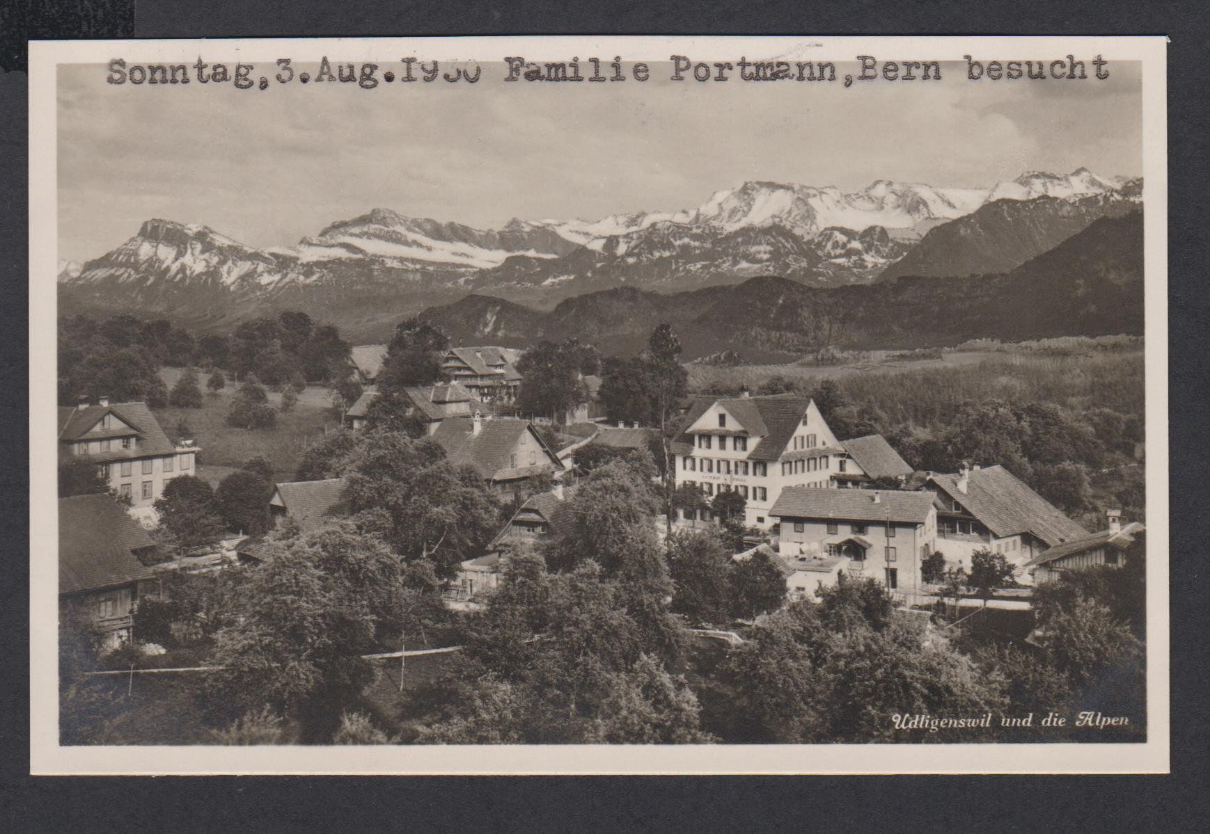 Cartoline postali: Udligenswil  LU   :   alte Ansichtskarte ** von 1930 – Usato da Vitznau venduto da Ropaku