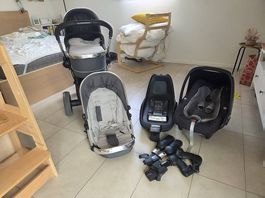Icandy Poussette et maxi-cosy isofic