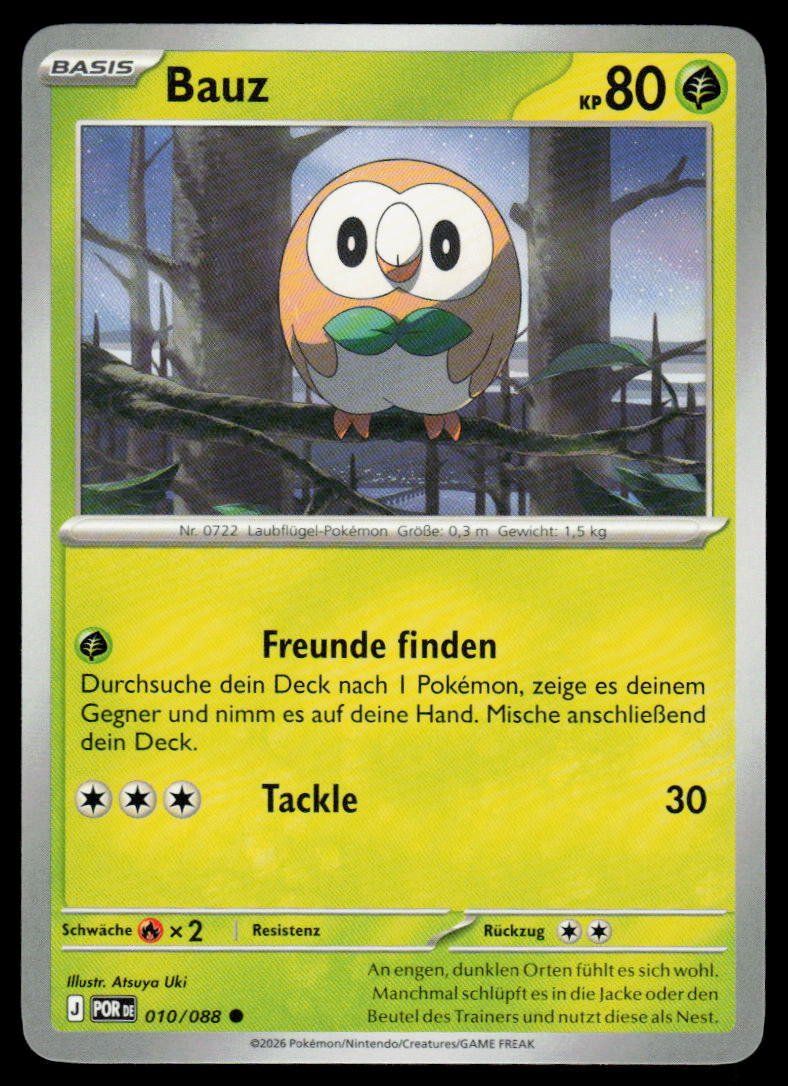 Pokémon Carte collezionabili: Pokemon Bauz 010/088 – Usato da Herisau venduto da Pokemon2025