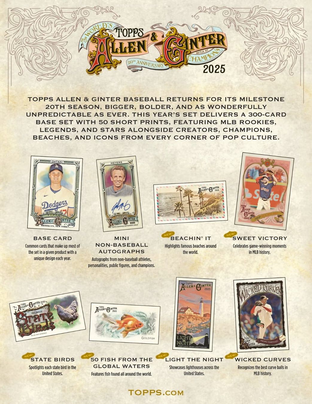 MLB Carte collezionabili: 2025 Topps Allen & Ginter Baseball MLB Blaster Box – Nuovo e nell'imballaggio originale da Magden venduto da CHSportscardsCol. 7