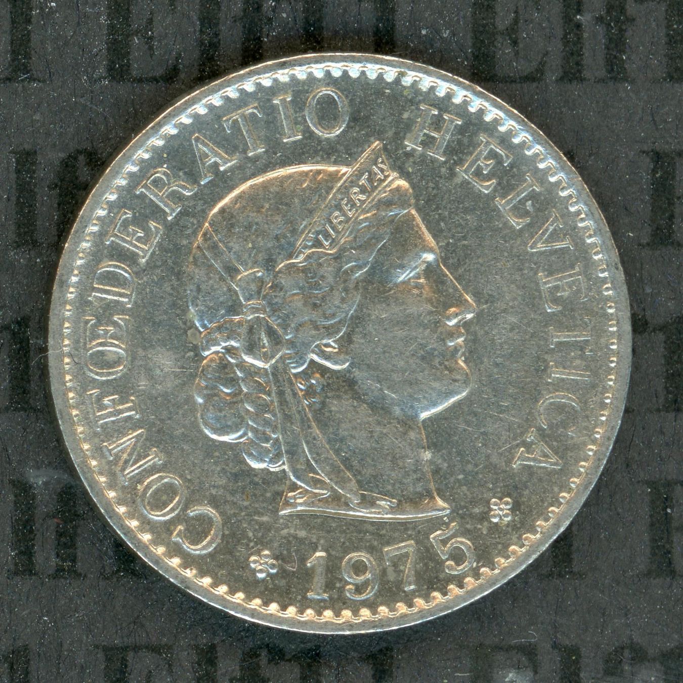 Tutti le monete: CHF___0.05 1975 -vz 5 Rappen – Usato da Widnau venduto da Elf11