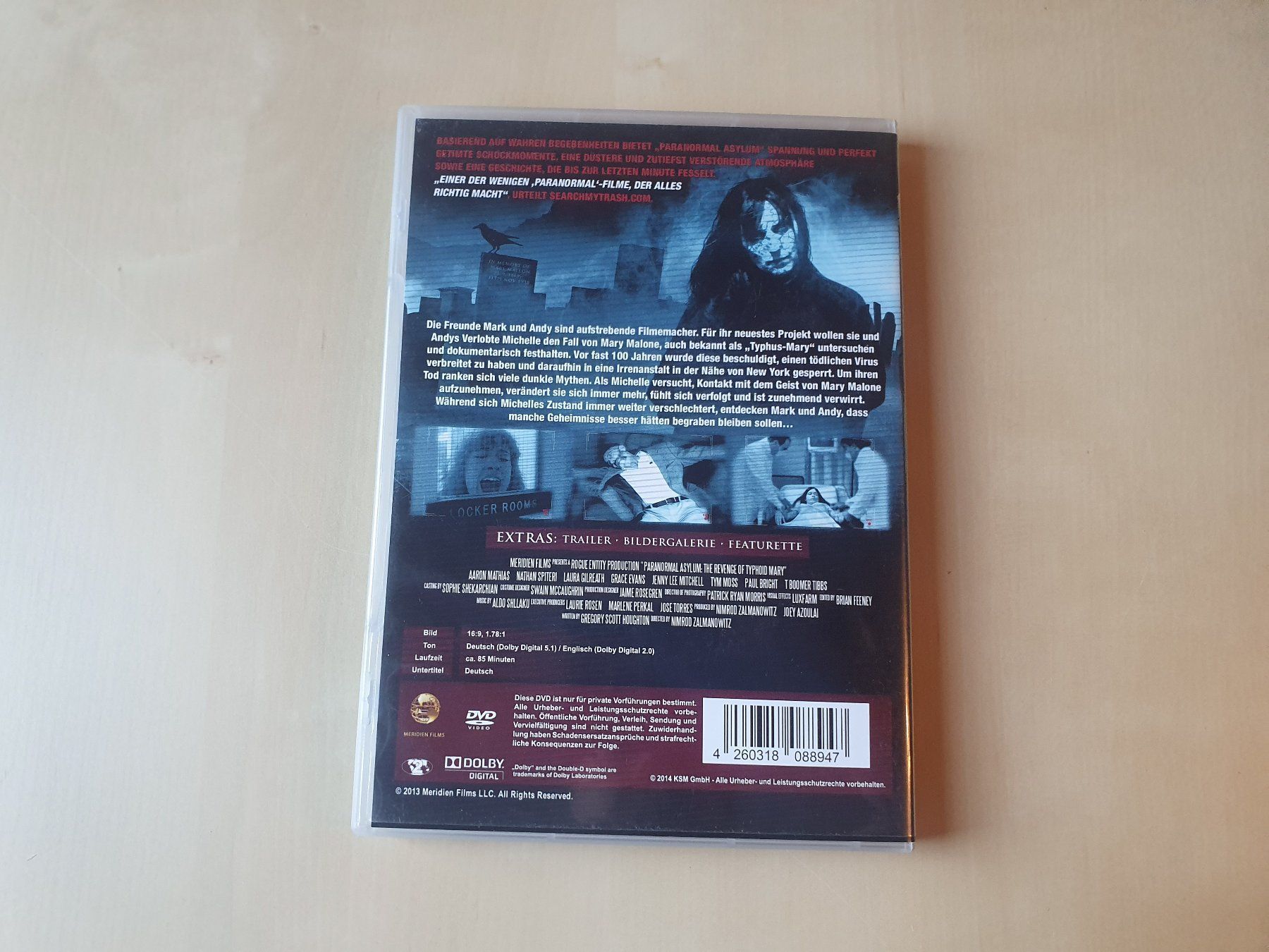 Tutti i DVDs: Paranormal Asylum – Usato da Stansstad venduto da collectorsshop 1