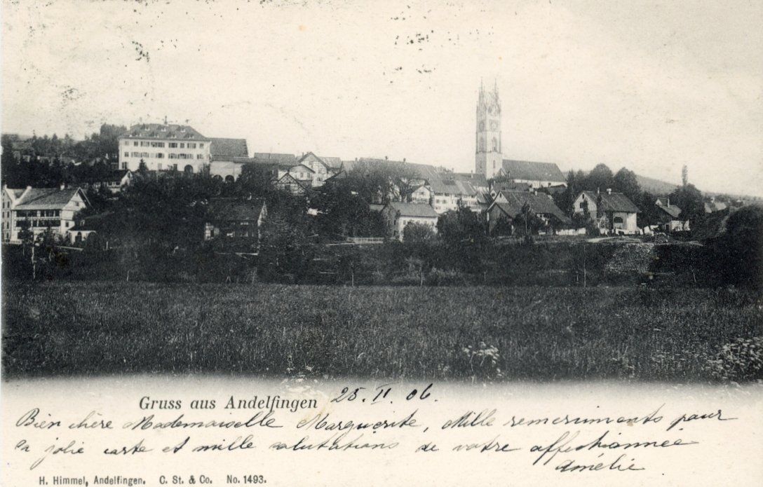 Cartoline postali: Andelfingen   ZH       um 1906 – Usato da Brig venduto da Valcards54