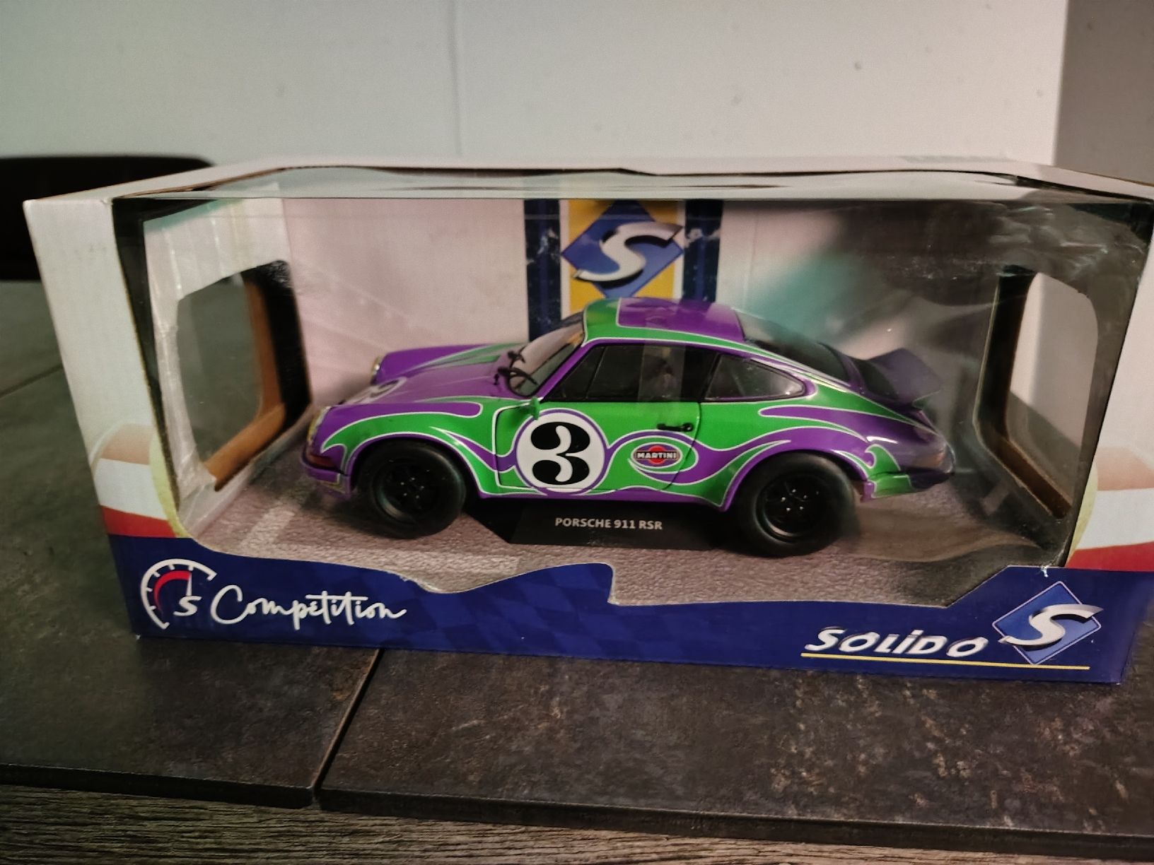 Solido Modellini d'auto: Porsche 911 RSR Martini – Nuovo e nell'imballaggio originale da Reiden venduto da bambi84