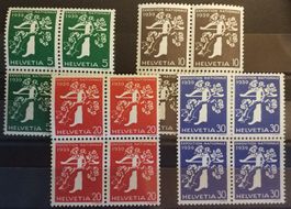 3915) 232-35, Landi Armbrust Satz im 4-Block postfrisch