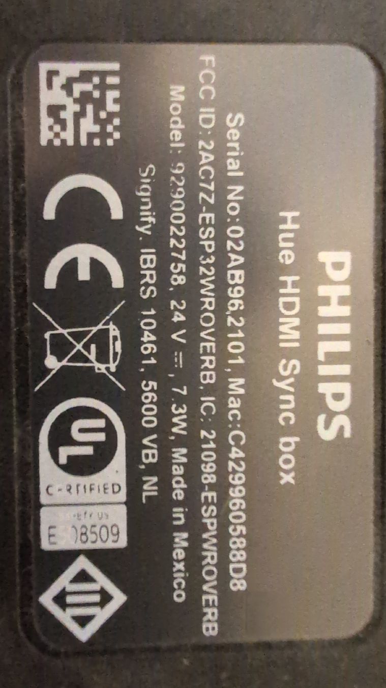 Philips Home cinéma: Philips Hue HDMI Sync Box mit 5 Anschlüssen – D'occasion à Bern par SimeonM 2