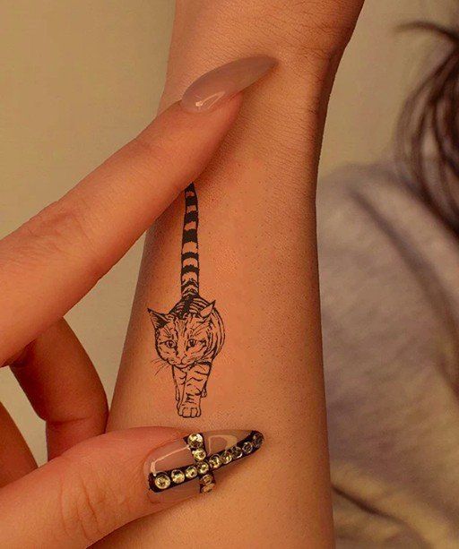 Aufkleber: Temporäre Katzen Tattoos – Neu (gemäss Beschreibung) aus Finstersee von Small-Daily-Rituals 1