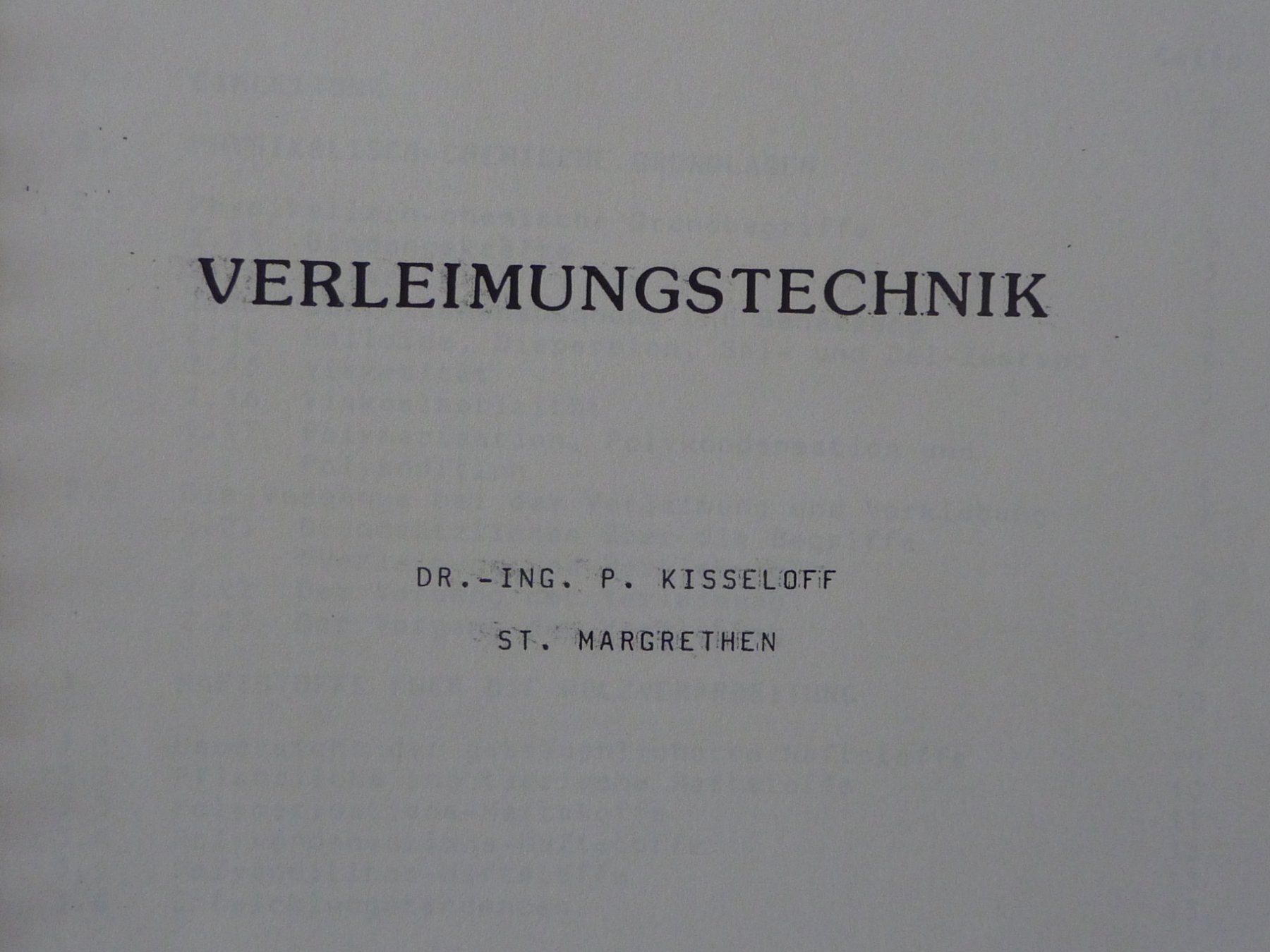 Libri: Verleimungstechnik – Usato da Triengen venduto da Nussbaum14