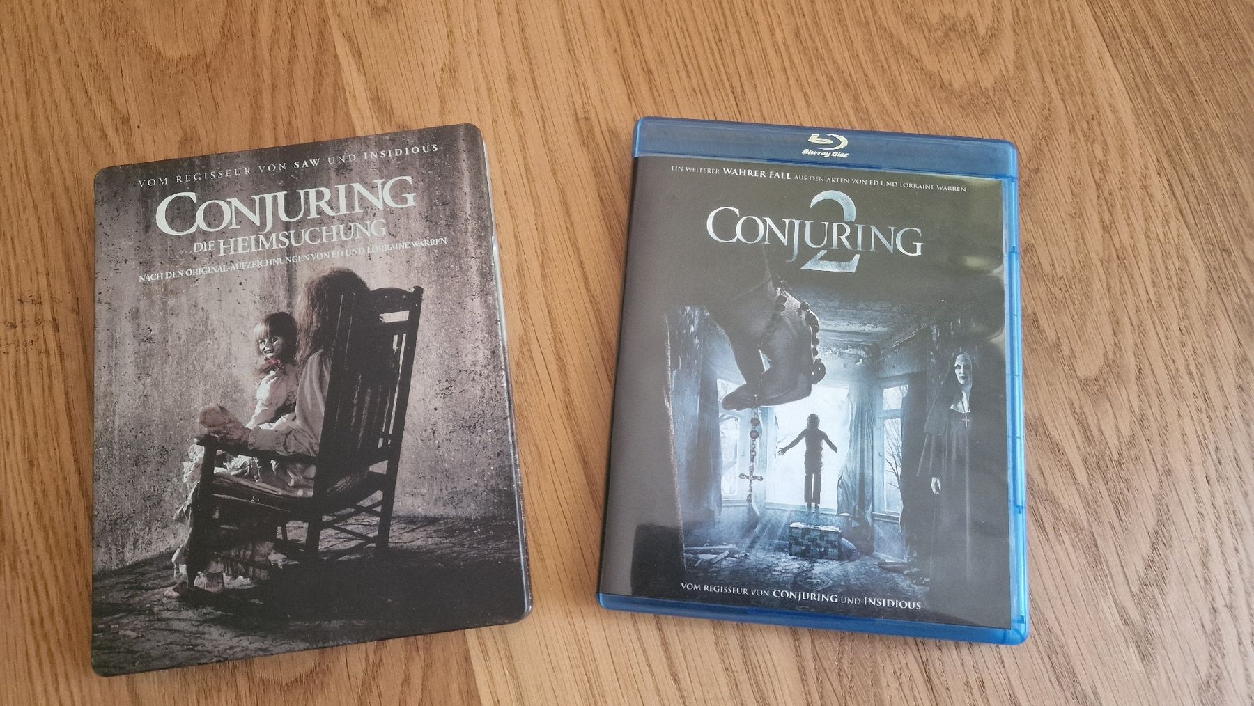 Tous les DVDs: Conjuring 1 & 2 Steelbook Blu-ray  – D'occasion à Urtenen-Schönbühl par Saints67