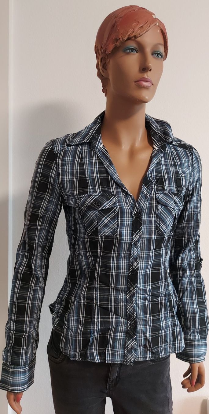 Camicette: Karierte Damen Bluse Gr S – Usato da Basel venduto da Allerlei-Basel