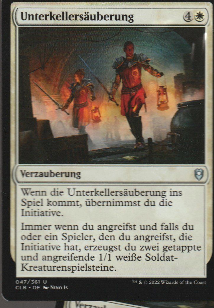 Magic The Gathering Sammelbilder & Trading cards: TCG Magic The Gathering MTG CLB 047 Unterkellersäuberung – Neu (gemäss Beschreibung) aus Vezia von Aquarius_Age