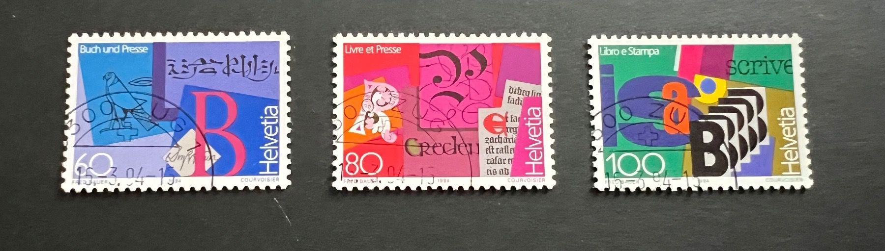 Tutti i francobolli: CH-Marken 1994 gestempelt – Nuovo (secondo la descrizione) da Hünenberg See venduto da wer_5286