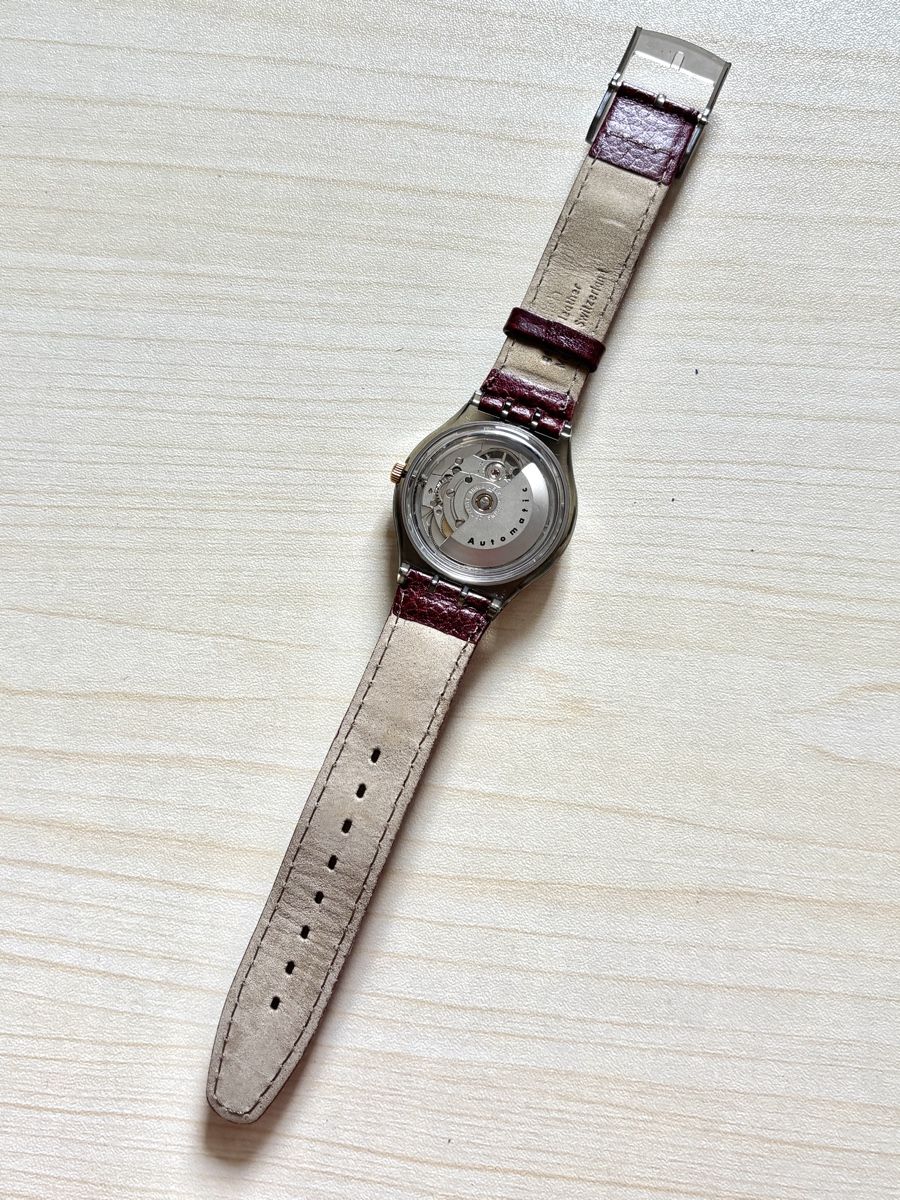Swatch Uhren: Swatch Automatic Uhr 1991 mit Lederband – Gebraucht aus Grenchen von chththl 5