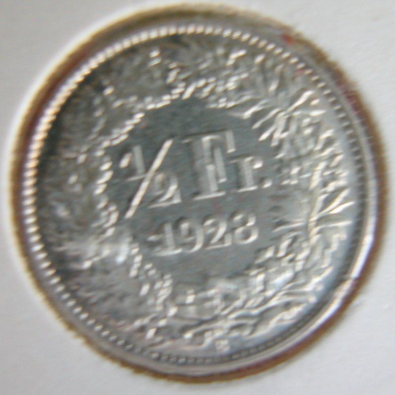 Tutti le monete: 50 Rappen 1928 stgl., silber – Nuovo (secondo la descrizione) da Bonstetten venduto da Pinguin75