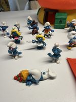 Schlümpfe Sammlung mit Haus, gebraucht, Figuren Komplett!