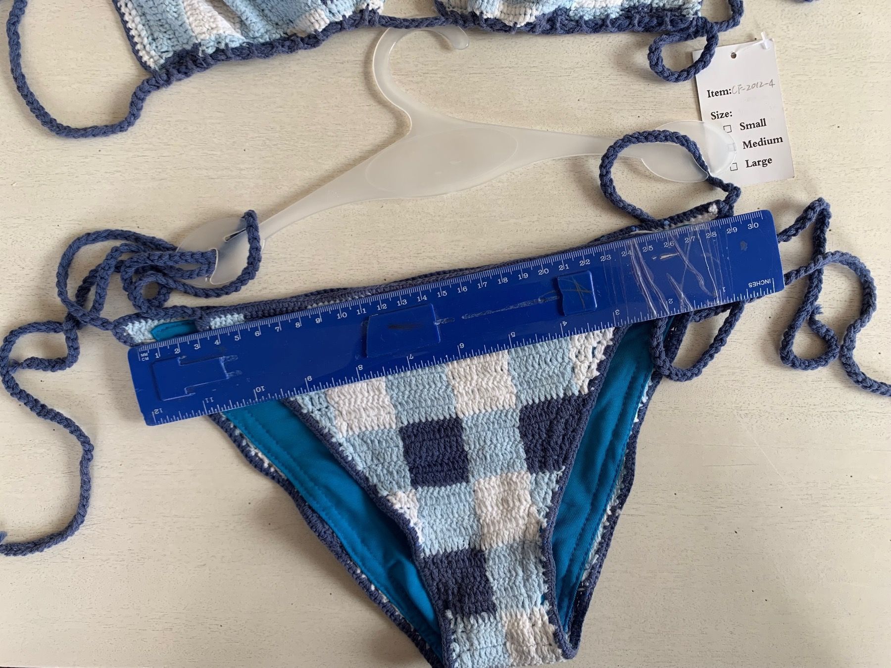 Costumi da bagno & Bikini: BIKINI 100% HANDMADE CROCHET, GR. MEDIUM – Nuovo (secondo la descrizione) da Rüschlikon venduto da 21moje 6