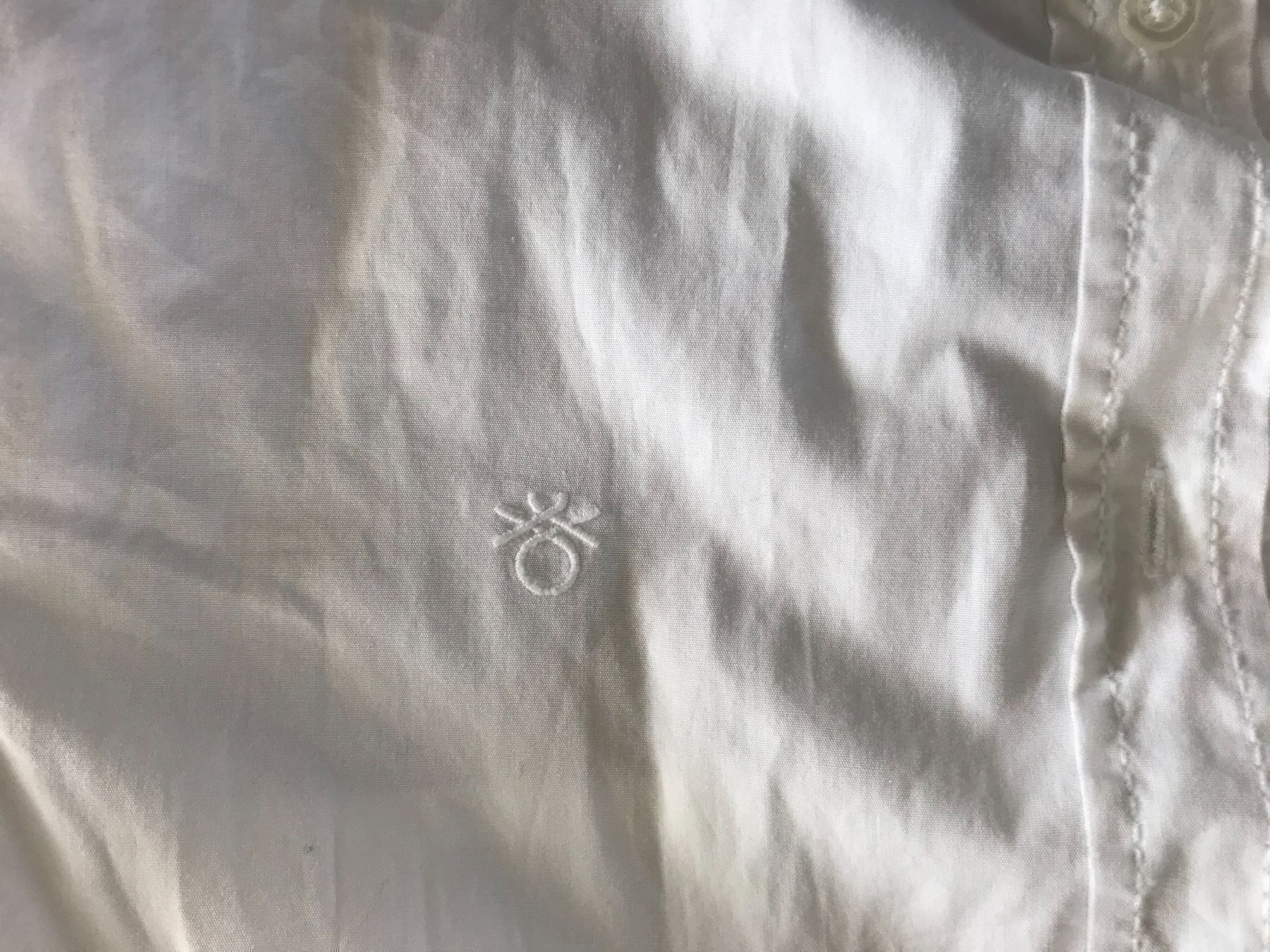 Benetton Camicie, T-shirt & Polo: Hemd lang weiss BENETTON Gr. 10/11 – Usato da Mauren venduto da SB1606 3
