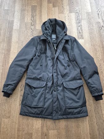 Geox Winterjacke, Parka, Wintermantel Gr. 52 Herren, schwarz