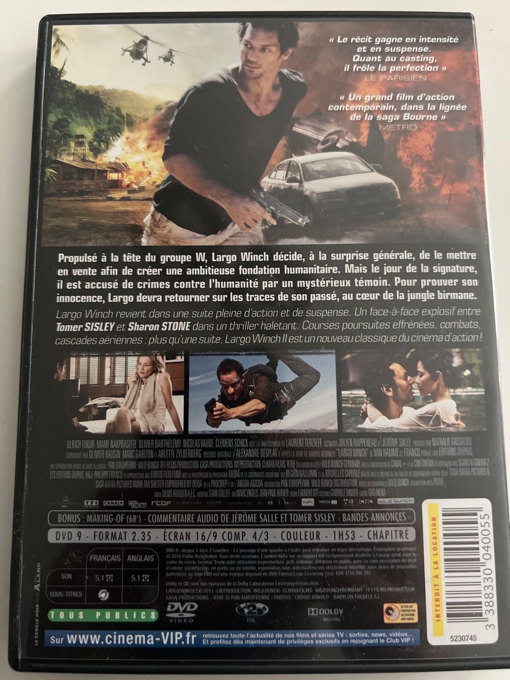 Tous les DVDs: DVD « Largo Winch 2 » Tomer Sisley – D'occasion à Bouveret par Feelgoodtrading 1