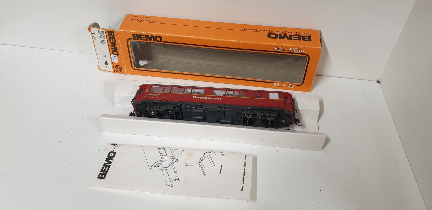 Bemo Modellini di ferrovie: Bemo RhB Restaurant 3274 113 – Usato da Geroldswil venduto da TopTrain54 2