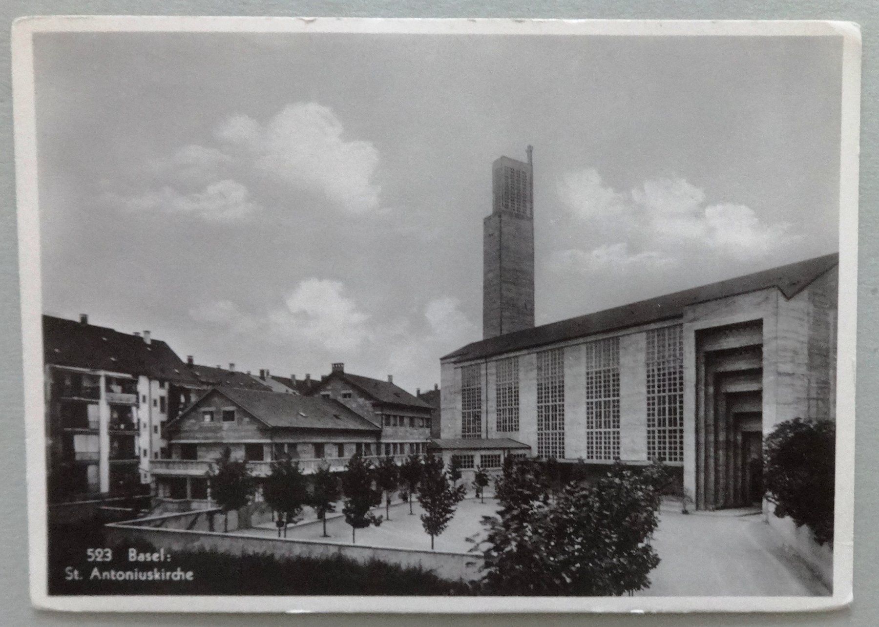 Cartoline postali: Basel, St. Antoniuskirche – Usato da Fétigny venduto da Billy2miny