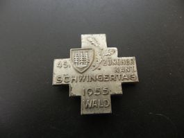 Altes Abzeichen Zürcher Schwingertag Wald 1955