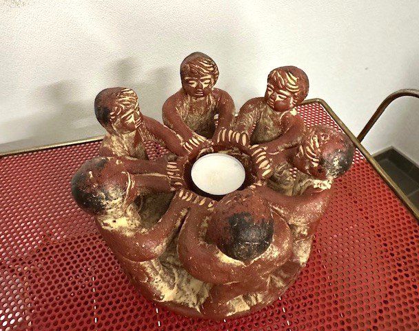 Skulpturen & Statuen: +  Freundeskreis  +            budawi  Original – Gebraucht aus Winkel von zeho 2