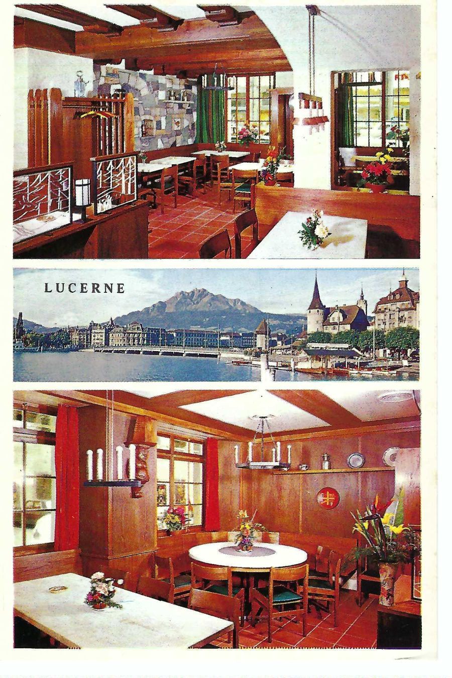 Cartoline postali: Luzern / Lucerne  Hotel Alpina – Usato da Thun venduto da 44wart