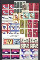 BRD 1976 Serie 4er-Blocks, postfrisch**