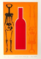 Artwine 25, Jürg Widmer, Siebdruck Wein, Vino, Wine