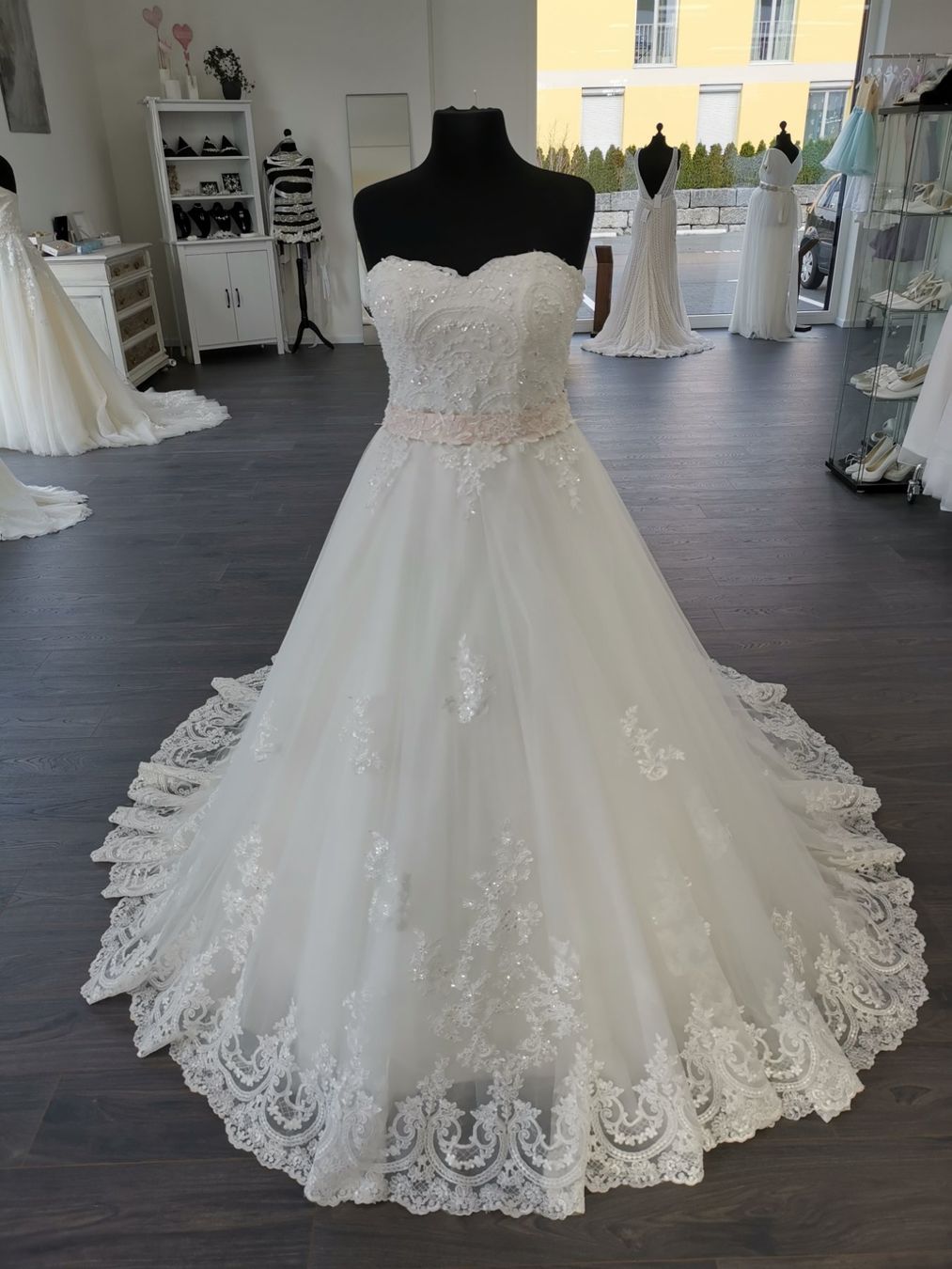 Vestiti: Brautkleid A-Linie Gr.38 – Usato da Unterkulm venduto da stonie_86 5