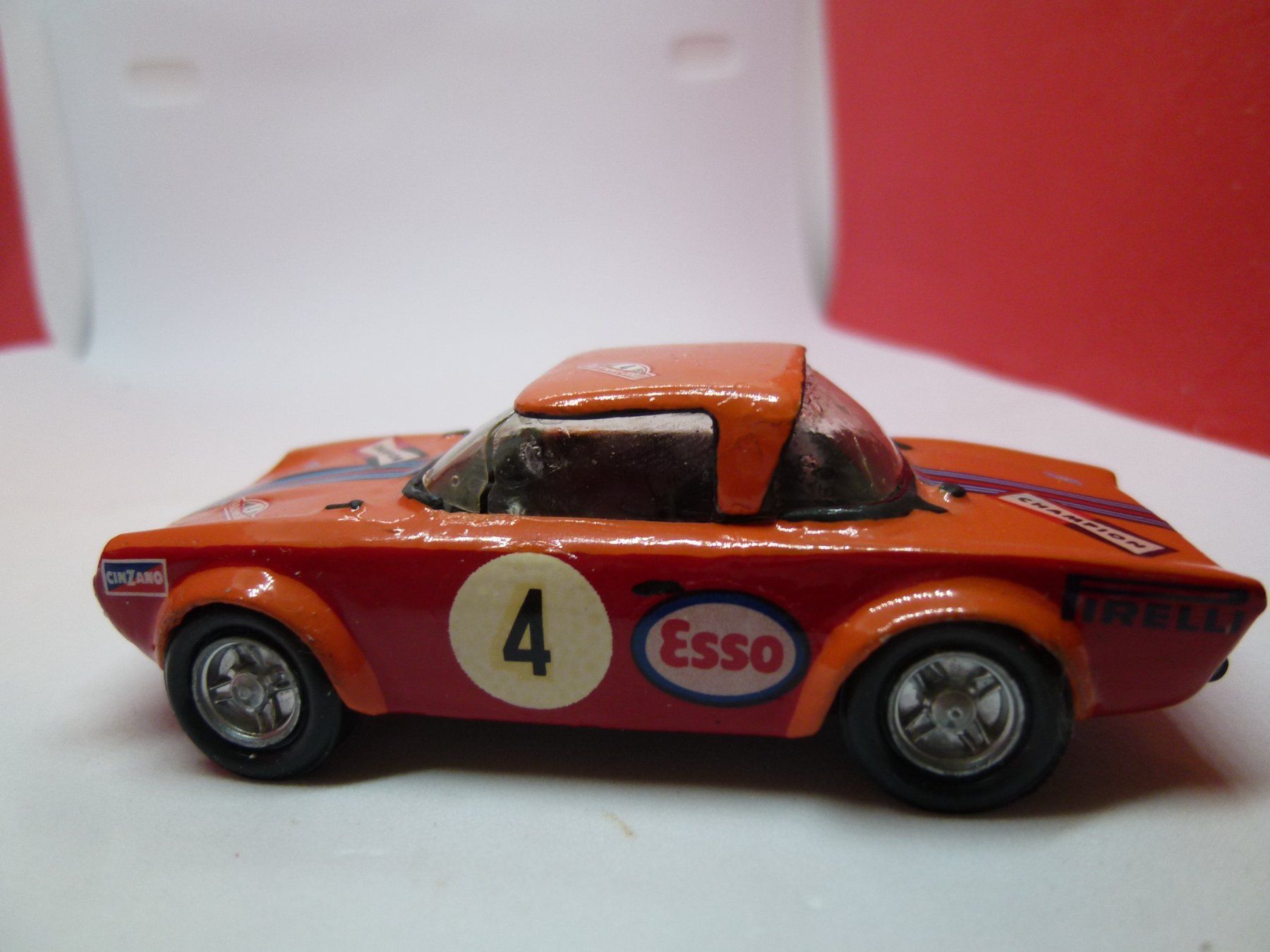 Abarth Modellautos: Fiat 124 ABARTH -orange -Rallye - nicht perfekter Bausatz – Gebraucht aus Reiden von mondial2